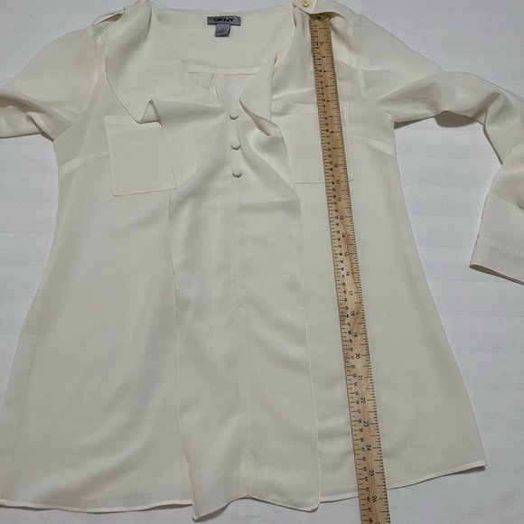 DKNY Women's  Button Down Top Size S - Picture 12 of 12